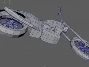 Low Poly Motorbike 03 3Dモデル