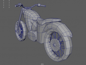 Low Poly Motorbike 03 3Dモデル