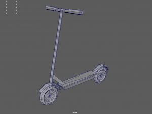 Low Poly Scooter 01 Model 3D