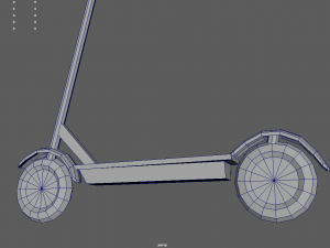 Low Poly Scooter 01 Model 3D