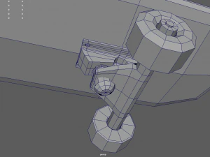 Low Poly Skate 02 3D Model