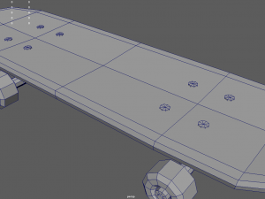 Low Poly Skate 02 3D Модель
