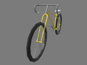 Low Poly Bicycle 02 3D 모델