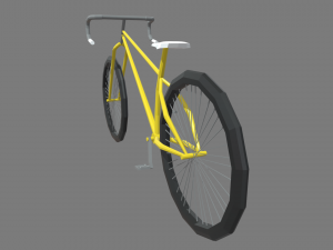 Low Poly Bicycle 02 3D 모델