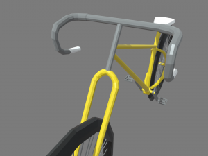 Low Poly Bicycle 02 3D 모델