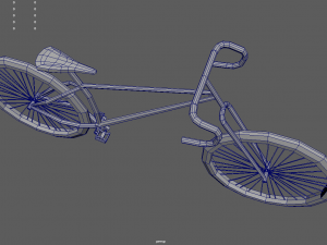 Low Poly Bicycle 02 3D 모델