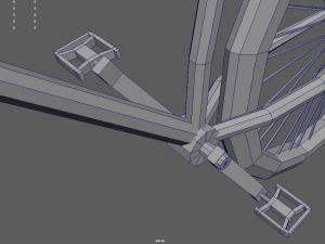 Low Poly Bicycle 02 3D 모델