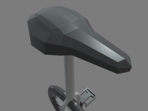 Low Poly Unicycle 01 3Dモデル