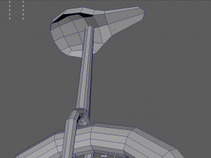 Low Poly Unicycle 01 3Dモデル