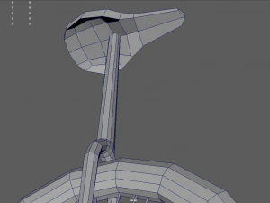 Low Poly Unicycle 01 3D Model