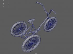 Low Poly Adult Tricycle 01 Modelo 3D