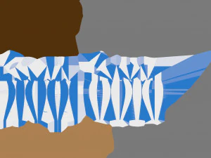 Low Poly Hot Air Balloon 3D Model