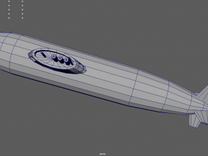 Low Poly Submarine 01 3D 模型