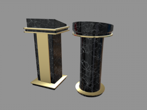 Modern Luxury Lectern Podium Modèle 3D