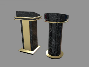 Podio del leggio di lusso moderno Modello 3D