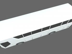 Low Poly Bus 01 3D मॉडल