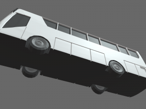 Low Poly Bus 01 3D मॉडल