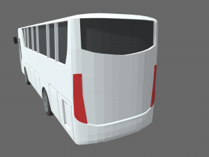Low Poly Bus 01 3D मॉडल