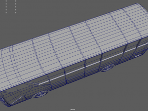 Low Poly Bus 01 3D मॉडल