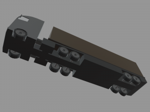 Low Poly Truck 02 3D Model