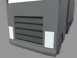 Low Poly Truck 02 3D Model