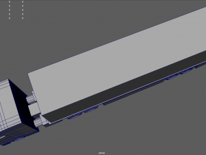 Low Poly Truck 02 3D Model