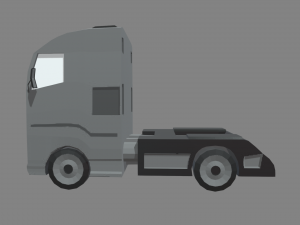 Low Poly Truck 03 Modelo 3D