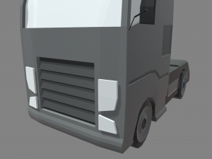 Low Poly Truck 03 Modelo 3D