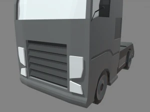 Low Poly Truck 03 3D Model