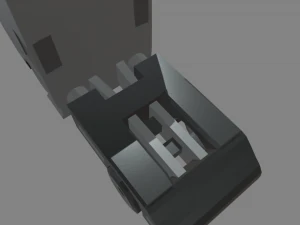 Low Poly Truck 03 3D Model