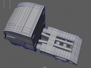 Low Poly Truck 03 Modelo 3D