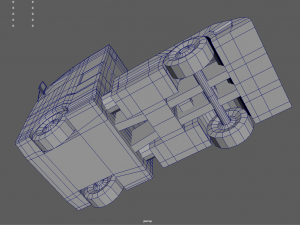 Low Poly Truck 03 Modelo 3D