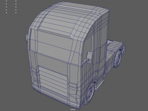 Low Poly Truck 03 Modelo 3D
