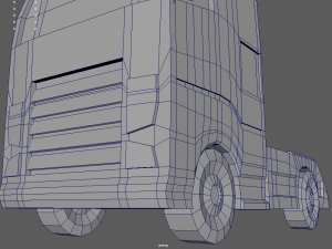Low Poly Truck 03 Modelo 3D