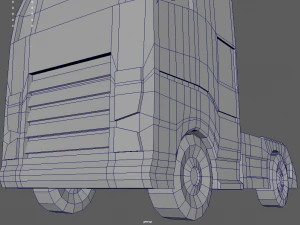 Low Poly Truck 03 3D Model