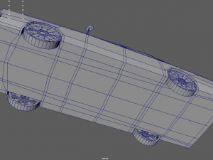 Low Poly Police Car 01 Model 3D