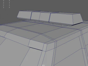 Low Poly Police Car 01 3D Model