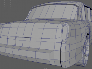 Low Poly Taxi 01 Modello 3D