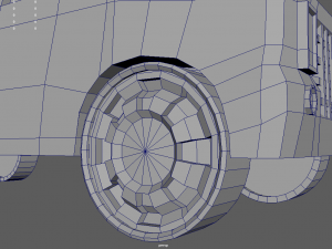 Low Poly Ambulance 01 3D Model
