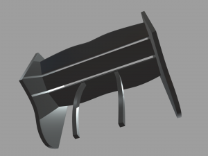 Car Spoiler 019 Modello 3D