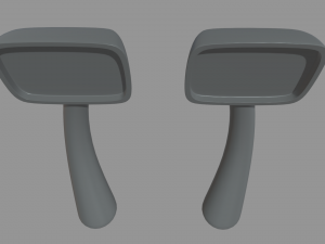 Car Mirror 015 3D Modell