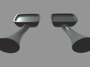 Car Mirror 015 3D Modell