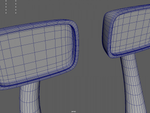 Car Mirror 015 3D Modell