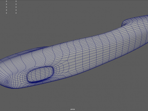 Car Door Handle 04 3D Model