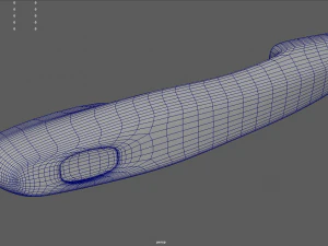 Car Door Handle 04 3D Model