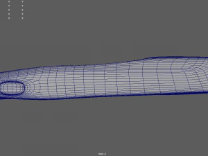 Car Door Handle 04 3D Model