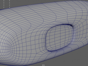 Car Door Handle 04 3D Model