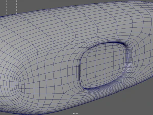 Car Door Handle 04 3D Model