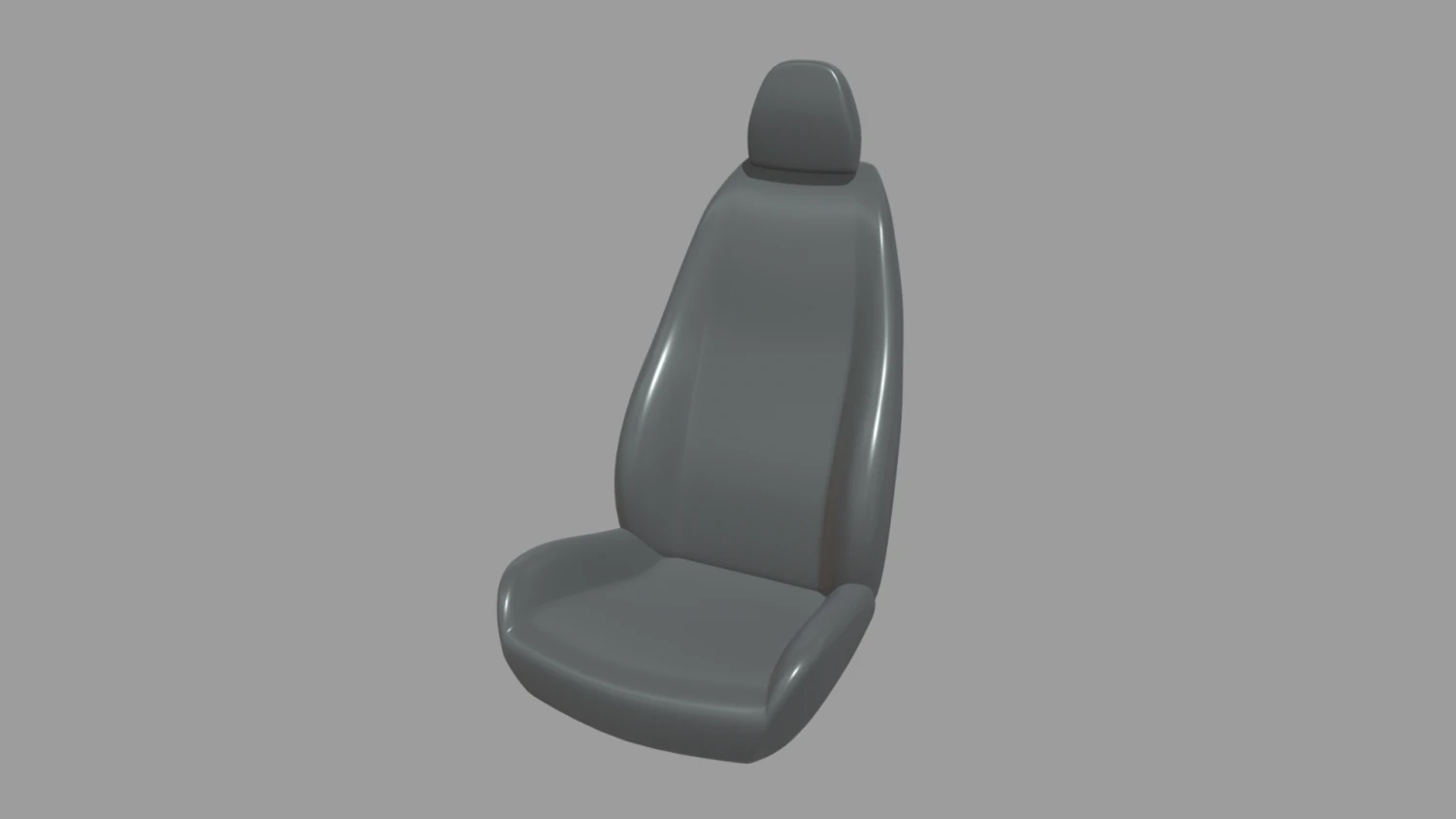 Car Seat 021 3D Model .c4d .max .obj .3ds .fbx .stl .blend