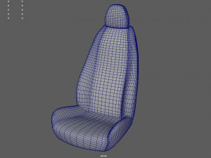 Car Seat 021 3Dモデル